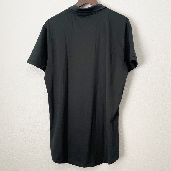NWOT CUTS Curve Hem Polo Dark Green XX-Large - Picture 4 of 6